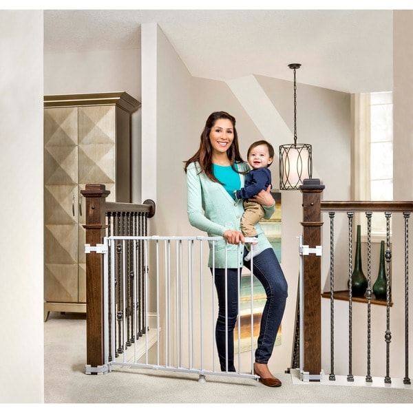 Shop Regalo 2-in-1 Top-of-Stairs Safety Gate - Free Shipping Today ...