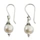 preview thumbnail 1 of 3, NOVICA Handmade Mumbai Moonlight Freshwater Pearl Dangle Earrings (India) - 1.3*0.4
