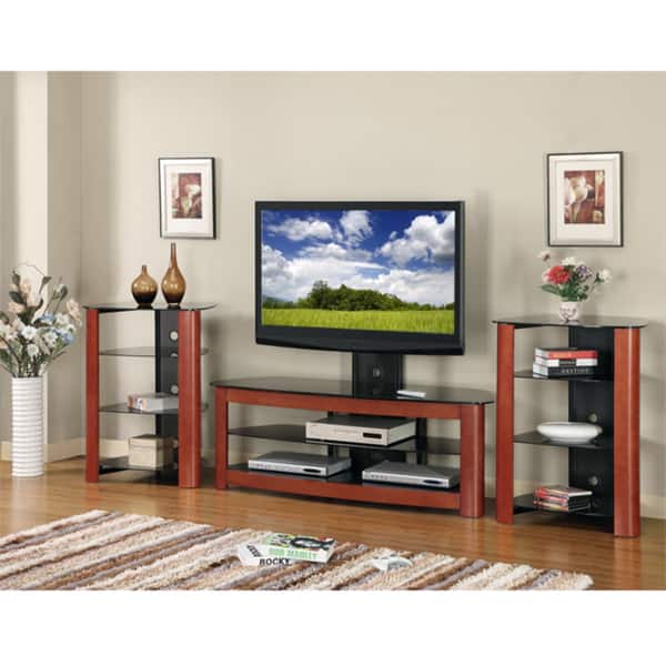 Shop 60 In Corner Tv Stand With 2 Component Stands Free
