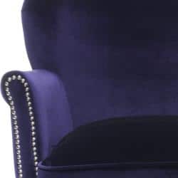 Safavieh Posh Royal Blue Arm Chair - 26.6" x 28.9" x 29.3"