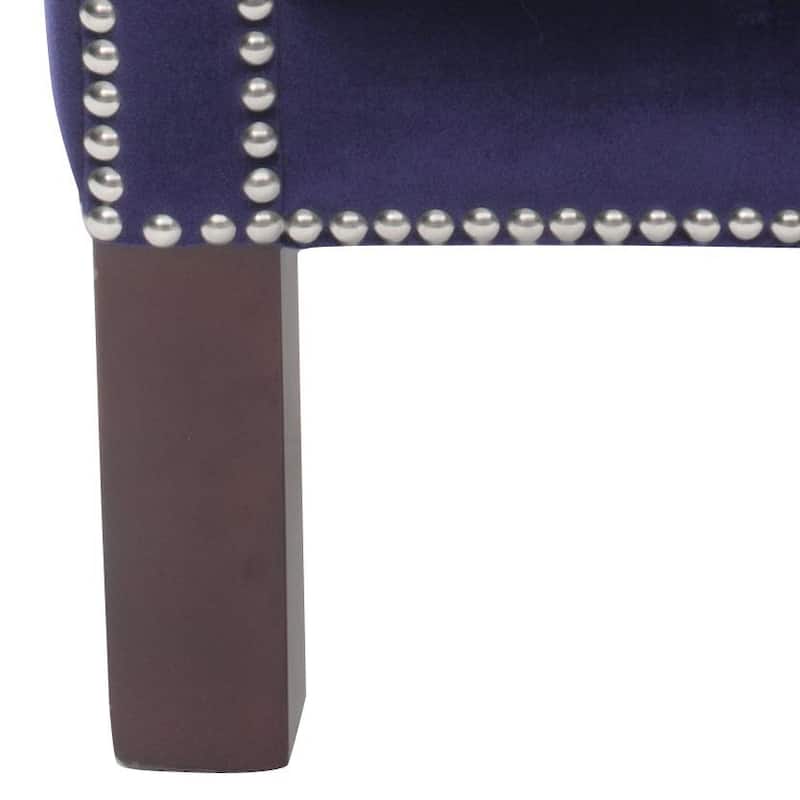Safavieh Posh Royal Blue Arm Chair - 26.6" x 28.9" x 29.3"