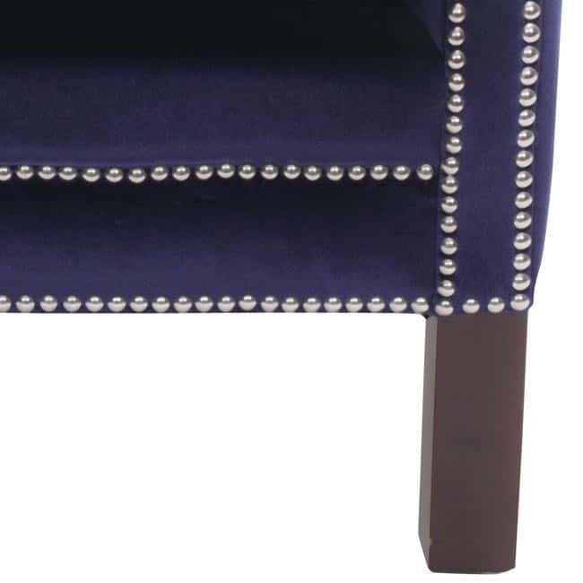 Safavieh Posh Royal Blue Arm Chair - 26.6" x 28.9" x 29.3"