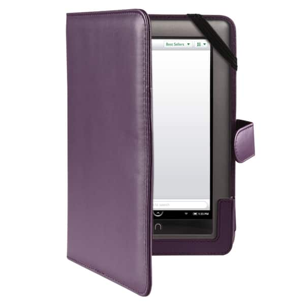 Shop Insten Purple Leather Phone Case Cover For Barnes Noble