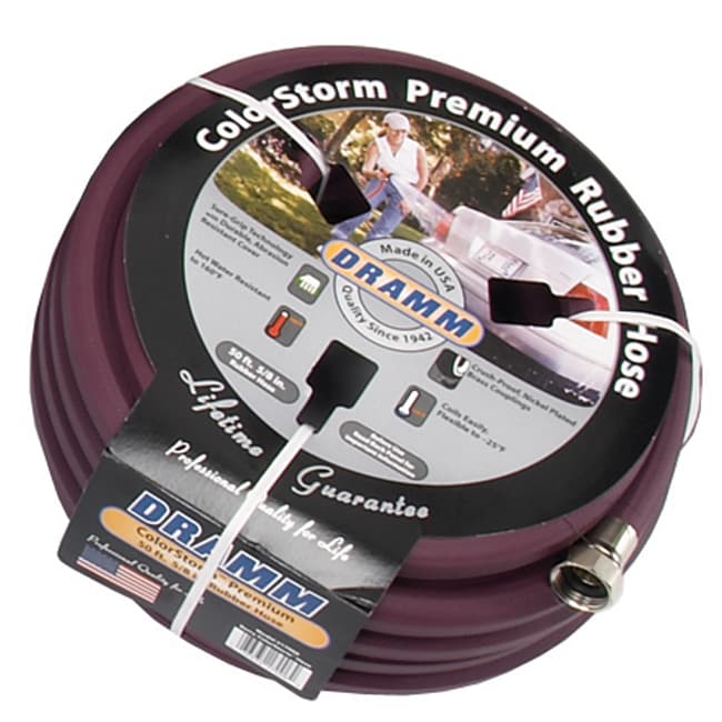 Dramm Colorstorm Premium Berry Rubber Hose - Free Shipping Today
