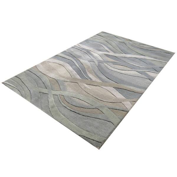 Alliyah Handmade Grey Green New Zealand Blend Wool Rug 9 X 12 Overstock 6387861