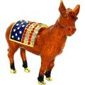 Objet d'Art 'Nast's Donkey' Democrat Icon Trinket Box