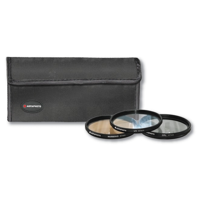 AGFA 67-millimeter Lens Filter Kit with Black Soft Carrying Case