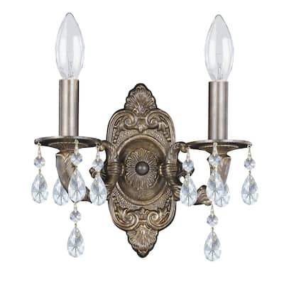 Sutton Venetian Bronze 2-light Wall Sconce