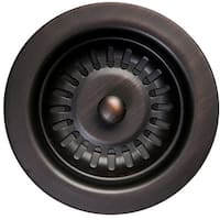 Drains and Strainers that Match Jackson Matte Black Fireclay 33" Single Bowl Drop-In Kitchen Sink with 3 Holes