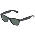 Ray-BanNew Wayfarer RB2132 Unisex Black Frame Green Lens Sunglasses