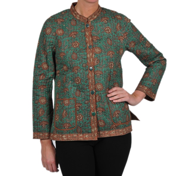 Quilted coat for women knee length chart printable