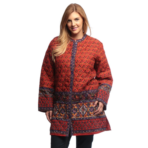 Quilted coat for women knee length chart printable – Car coat ...