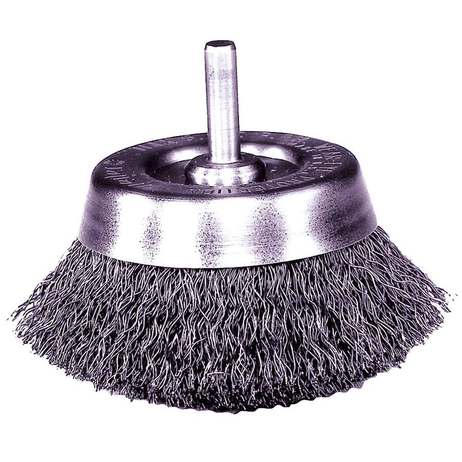 Stem-Mounted Crimped Wire Cup Brush