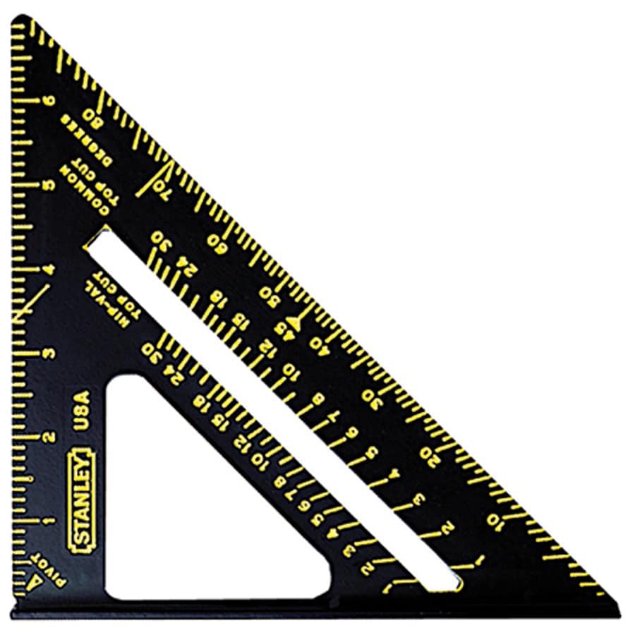 Premium Quick Square (AluminumFinish BlackMeasuring System InchType Triangle SquareQuantity 1Weight 0.31 pounds)