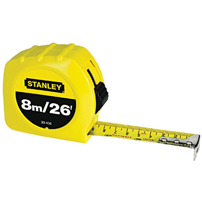 Stanley 26 ft. L X 1 in. W Tape Measure 1 pk - 26 ft.