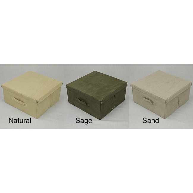 Microsuede Storage Box