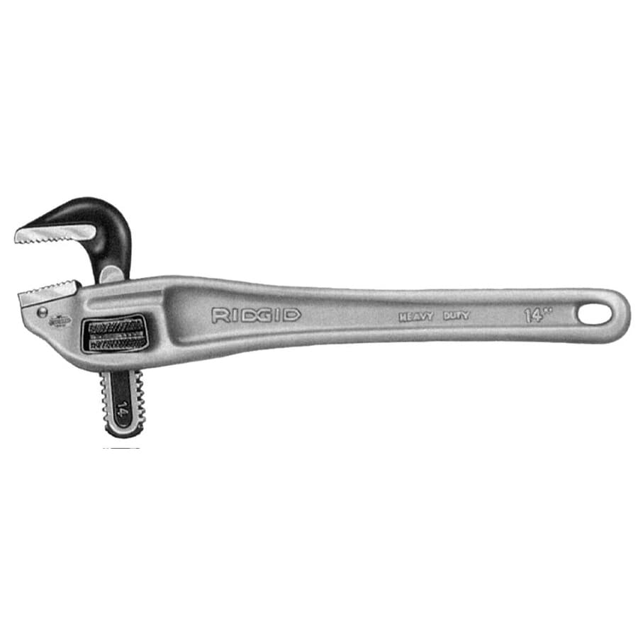 Ridgid 24inch Aluminum Handle Offset Pipe Wrench Free Shipping Today