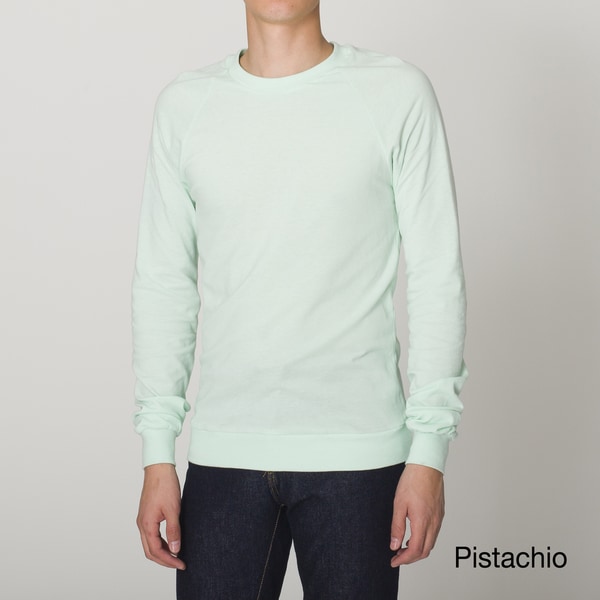 American Apparel Unisex Creme Pique Raglan Pullover Top American Apparel Tops