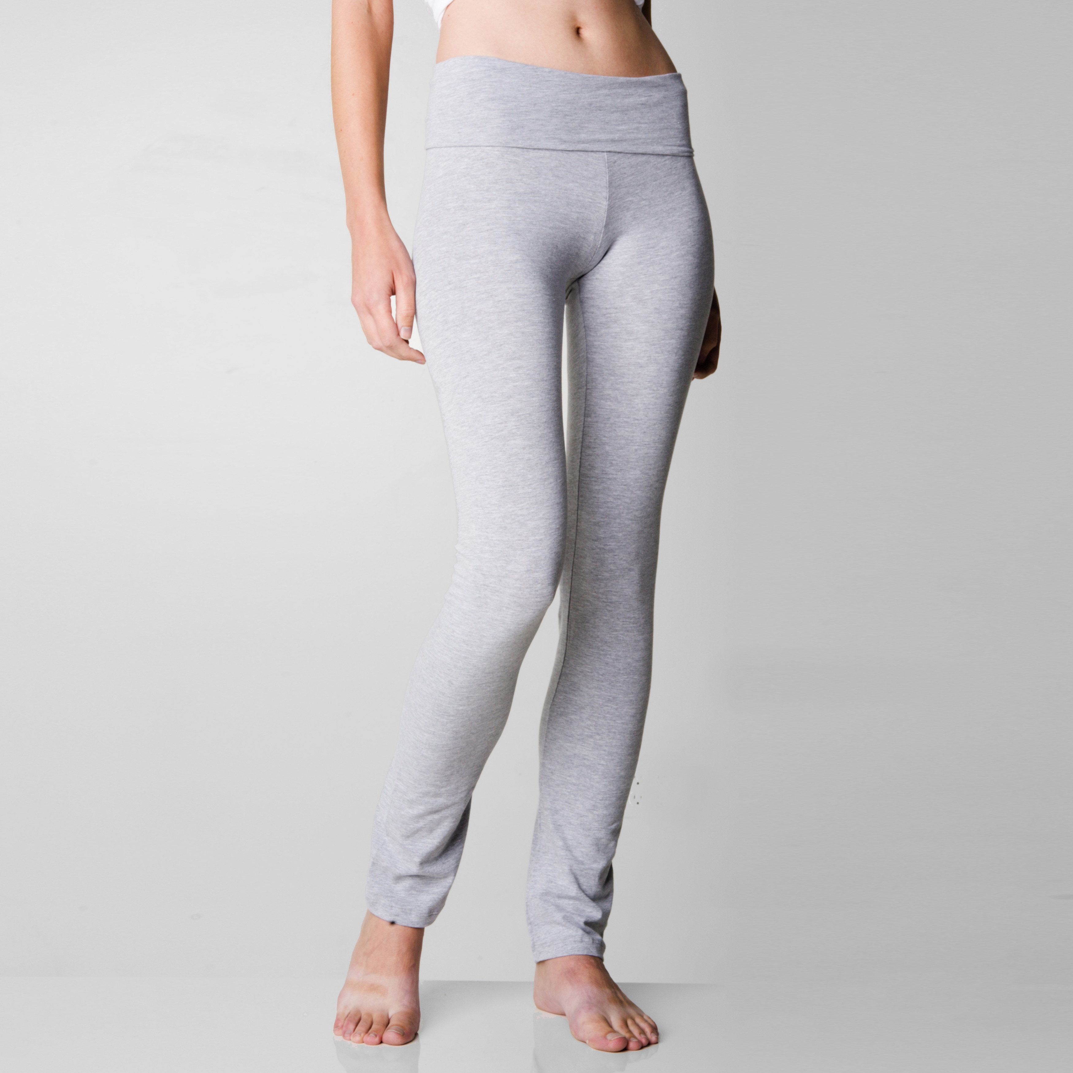American Apparel American Apparel Cotton Spandex Jersey Straight Leg Yoga Pant Purple Size XL (16)