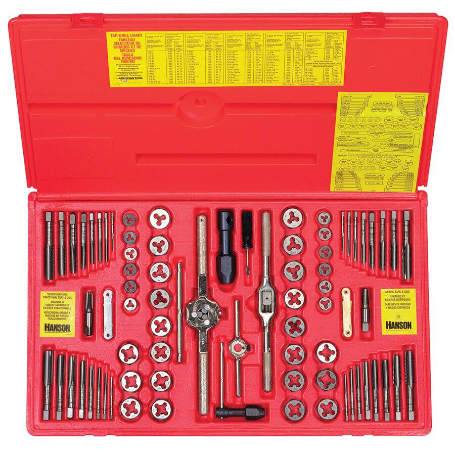 Irwin Hanson 76-piece Fractional/ Metric Tap and Die Set