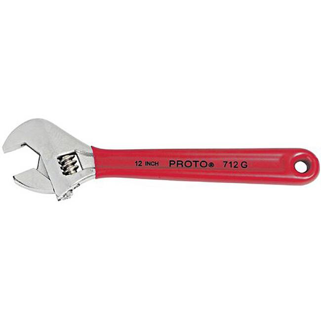 Proto 12-inch Cushion Grip Adjustable Wrench