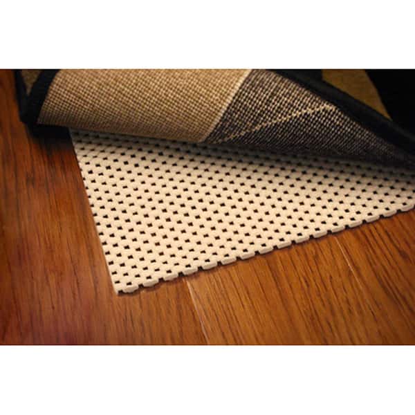 Ultra Hold White PVC-coated Knit Polyester Rug Pad - Beige - Overstock - 6396314