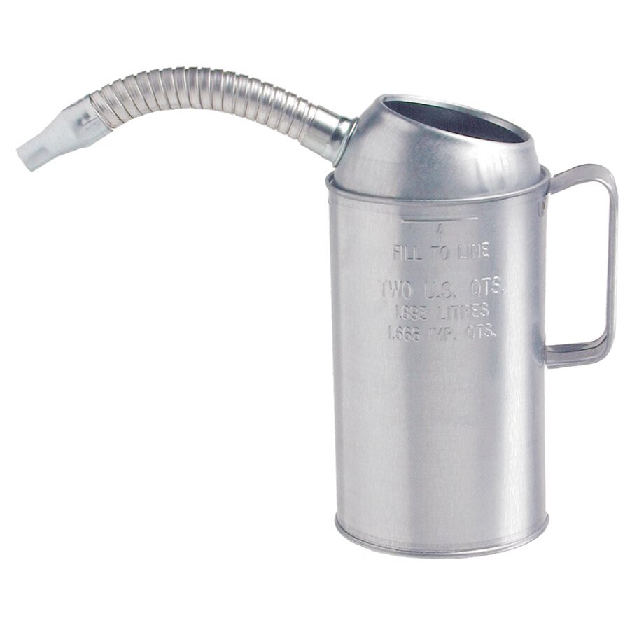 Shop Plews Galvanized 4quart Flexible Spout Oil Measure Free