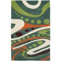 Safavieh Handmade Journey Teal New Zealand Wool Rug - 7'6 x 9'6