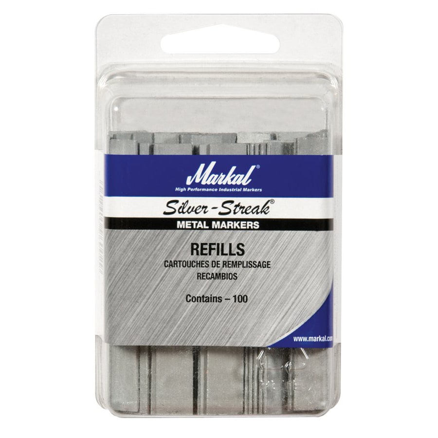 Markal Silver-Streak Flat Marker Refills (25-Pack)