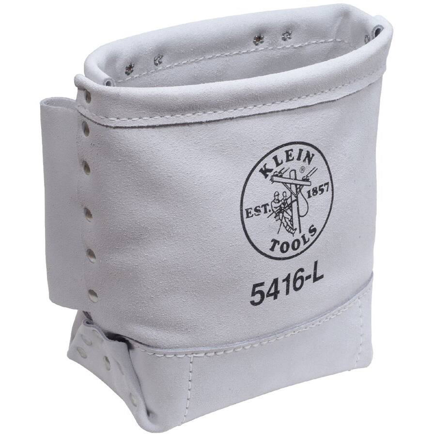 Klein Tools Belt-Side Leather Bolt Bag
