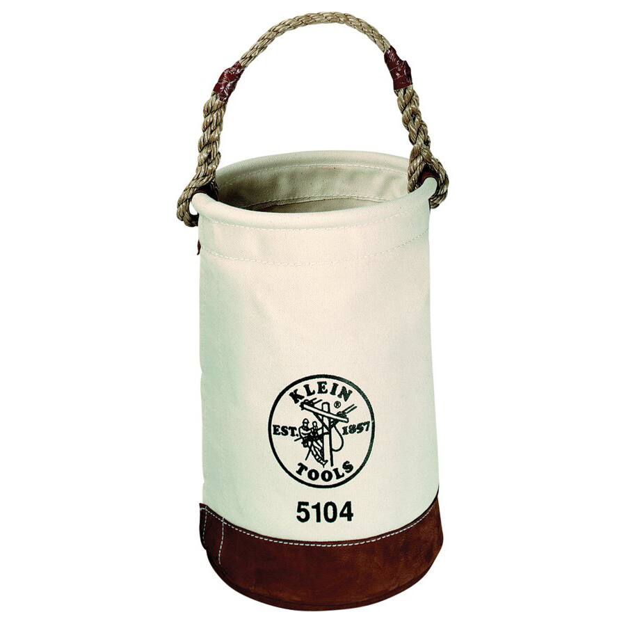 Klein Tools Leather-Bottom Canvas Tool Bucket
