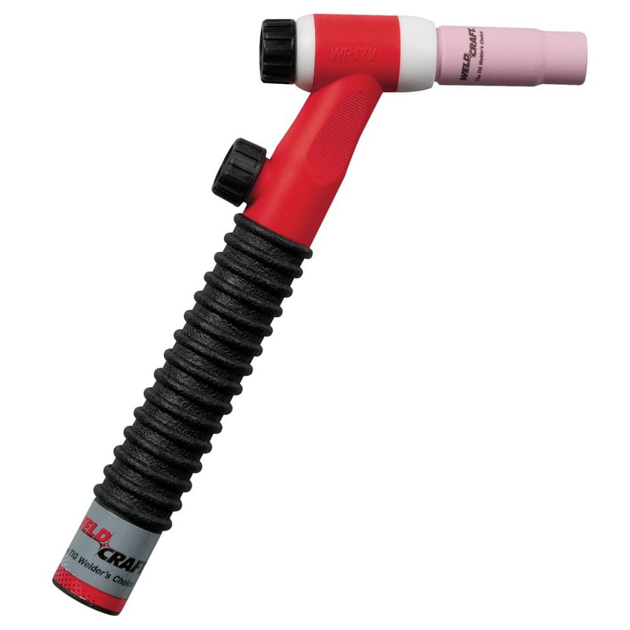WeldCraft WP-17V Air Cooled Tig Torch Body - Red