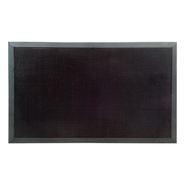 XL Outdoor Black Rubber Stud Door Mat (24 x 40) - 24 x 40