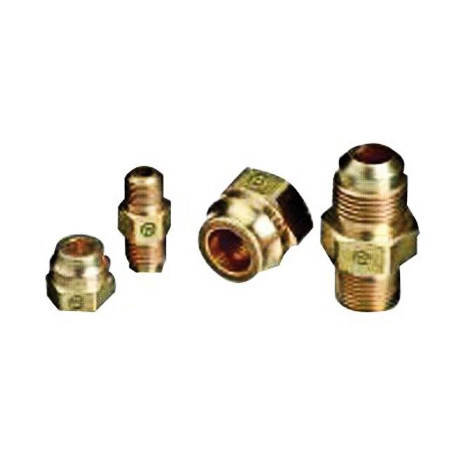 Western Enterprises Brass SAE Flare Tubing Connections