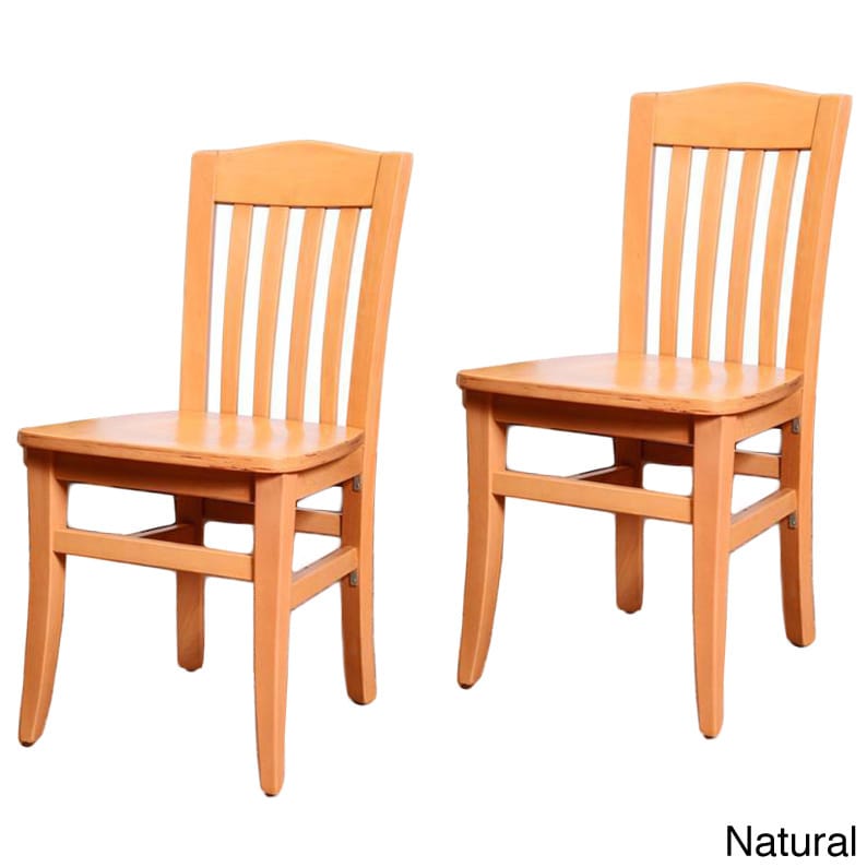 Jacob Ll Solid Beechwood Side Chairs (set Of 2)