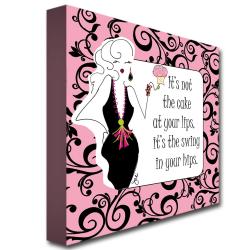 Working Girls Design 'Swing in your Hips' Canvas Art - Overstock - 6399610