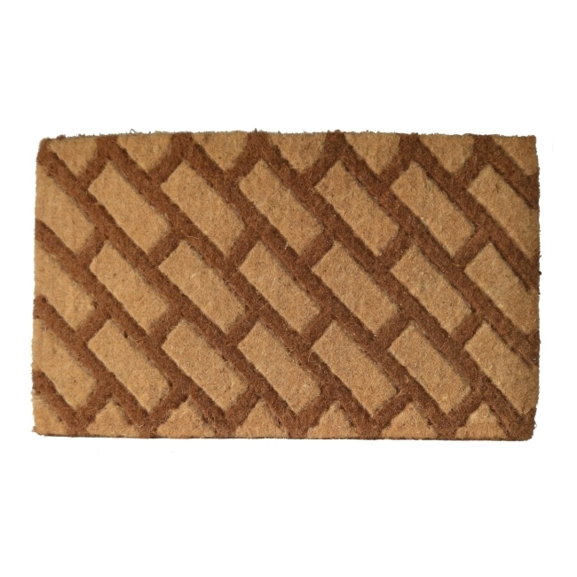 Diagonal Bricks Door Mat