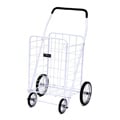 Jumbo White Shopping Cart