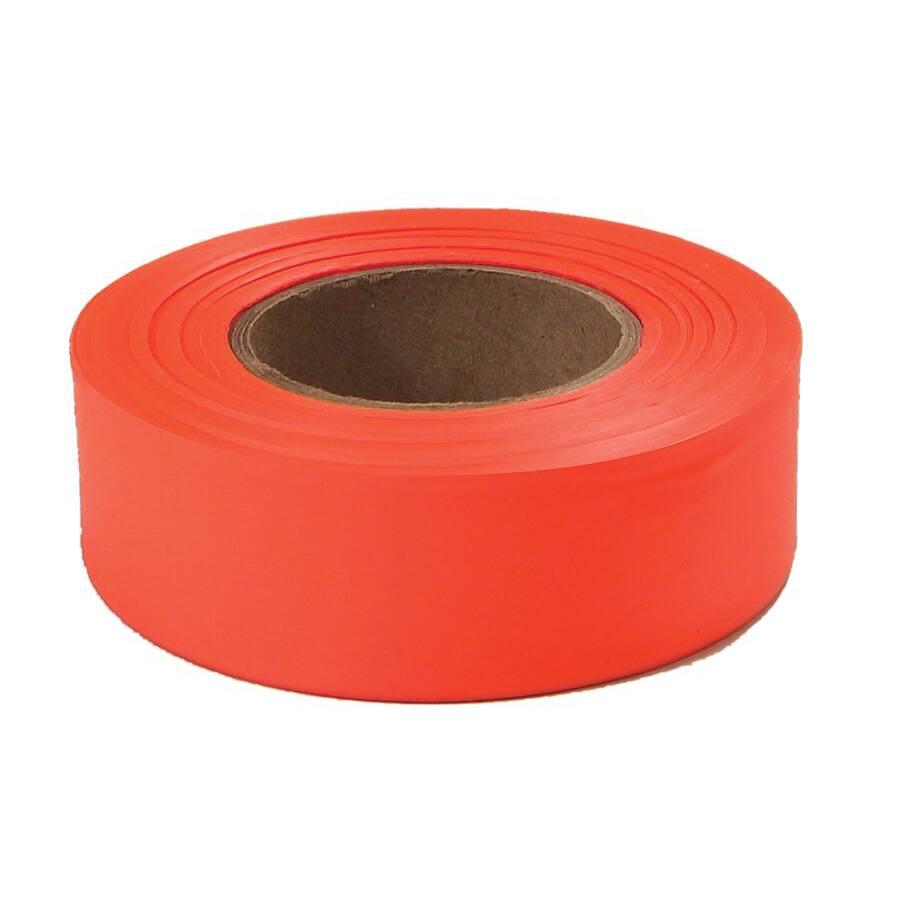 Empire Leven Glo-Orange Plastic Flagging Tape