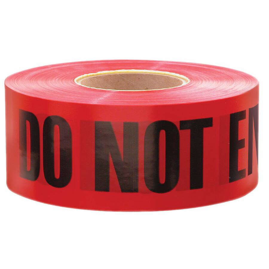 Empire Level Red and Black Do-Not-Enter Tape