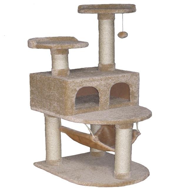 Go Pet Club 54inch Heavycarpet Condo House Cat Tree Furniture Free