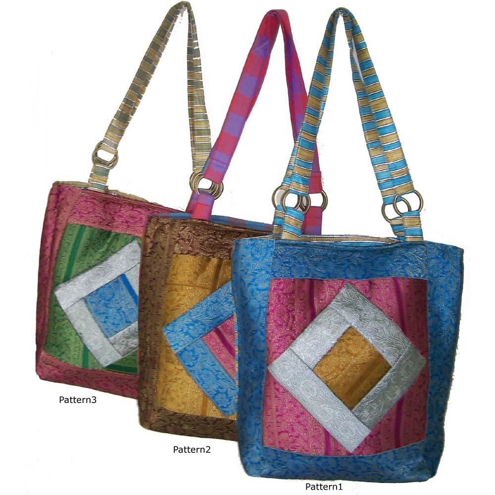 Cotton Zari Patchwork Sonu Shoulder Bag (India)