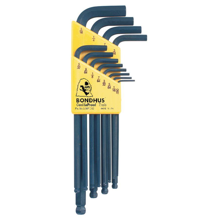 Blx 12 .050-5/16 Ball Driver L-Wrench Set