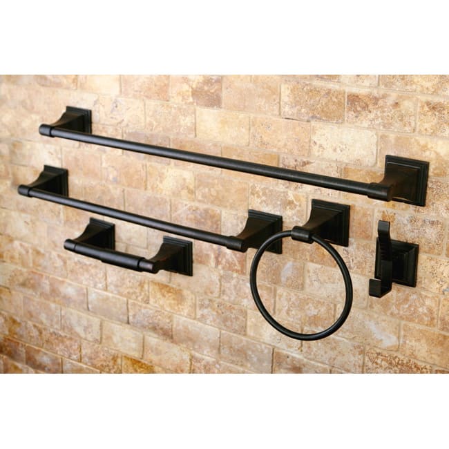 Kingston Brass Oil Rubbed Bronze 5-Piece Bathroom Accessory Set
