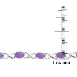 lavender jade bracelet