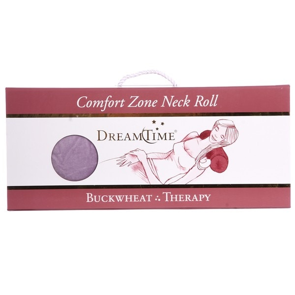 DreamTime Lavender Velvet Non Compressing Neck Roll DreamTime Body Supports