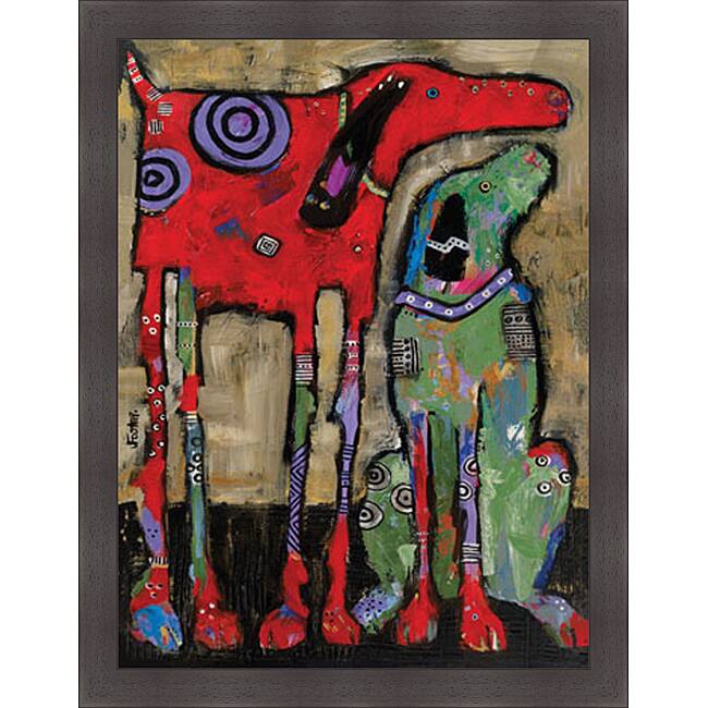 Jenny Foster 'Wait and Stay' Framed Print Art - Multi