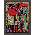 Jenny Foster 'Wait and Stay' Framed Print Art - Multi