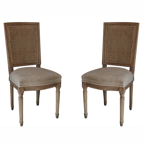 Shop Nuloom Casual Living Weathered Vintage French Cane Back Linen