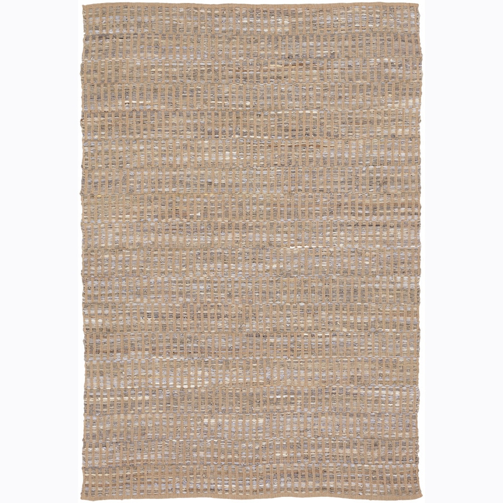 Handwoven Mandara Tan Area Rug (5 X 76)